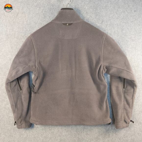 Columbia Full-Zip Jacket Gray Titanium Fleece Long Sleeve Pockets Women's Size M - Picture 2 of 14